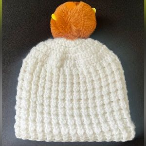 Handmade crochet winter cap